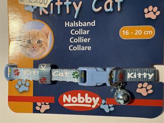 Kitty cat killinghalsbånd lyseblå