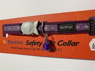 Red Dingo - Smart reflekshalsbånd til katte LILLA M/FISK